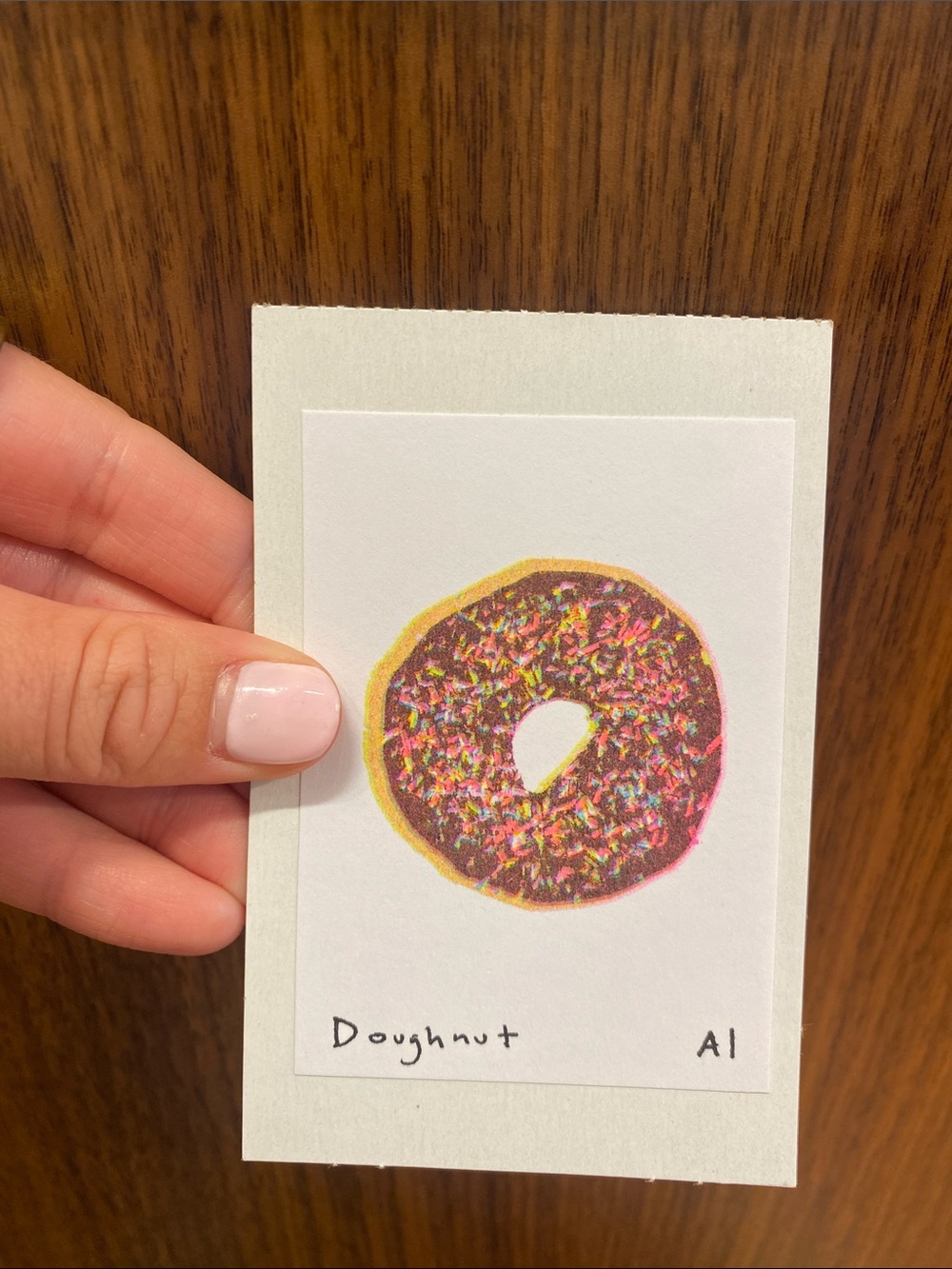 Anastasia INCIARDI mini print - Doughnut
